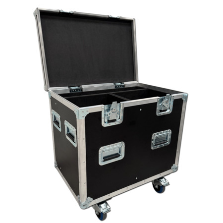 Twin Prolight elumen8 MP180 LED Fresnel Series Flightcase